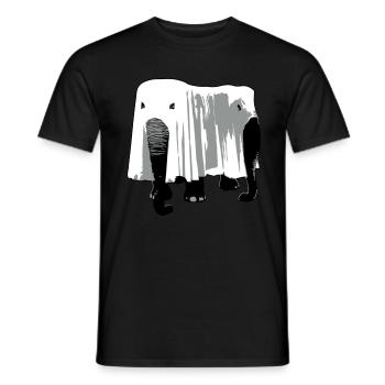 Elefant - Männer T-Shirt - Schwarz - Vorne - AI Model Male 178 light (178cm)