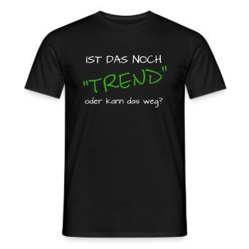 Lustiger Spruch Sport Trend - Männer T-Shirt - Schwarz - Vorne - AI Model Male 178 light (178cm)