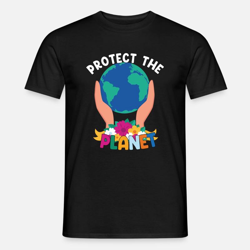 Protect The Planet - Men's T-Shirt - black