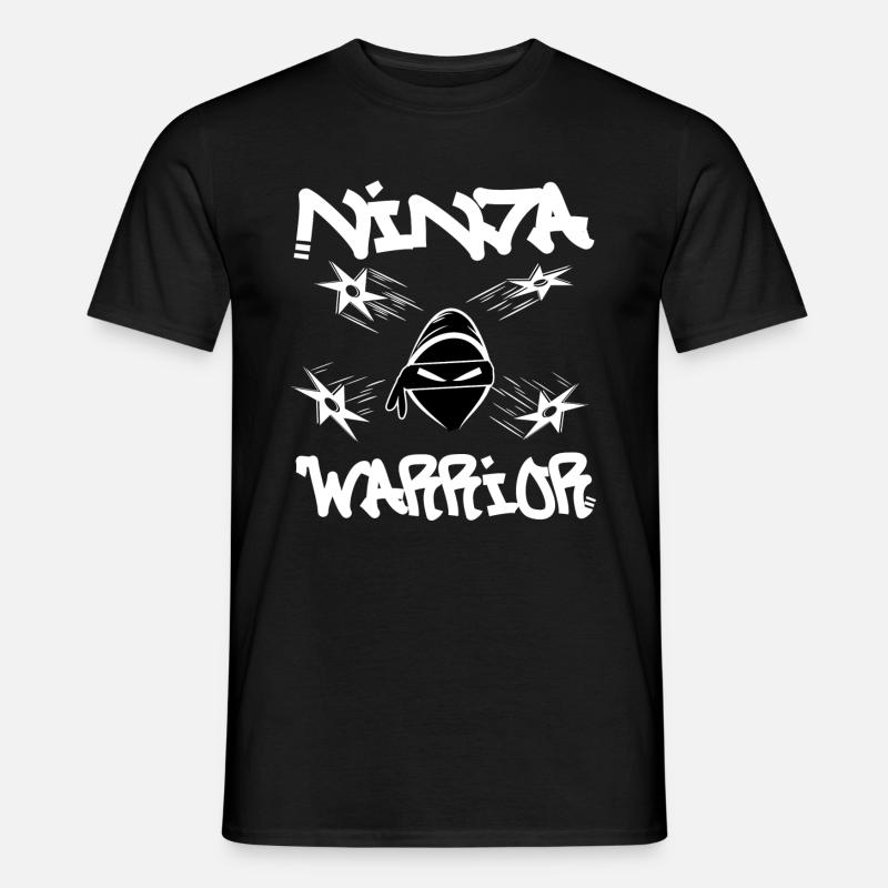 Ninja Warrior - Männer T-Shirt - Schwarz