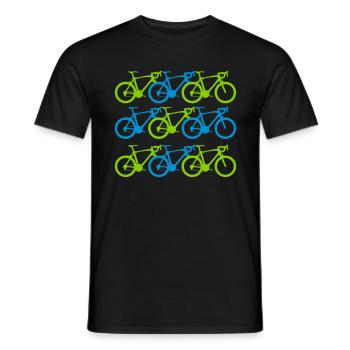 cyclisme - T-shirt homme - noir - Devant - AI Model Male 178 light (178cm)