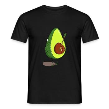 Avocado - Männer T-Shirt - Schwarz - Vorne - AI Model Male 178 light (178cm)