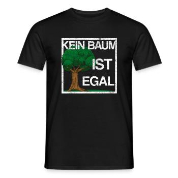 Kein Baum ist egal Klimawandel Umweltschutz Natur - Männer T-Shirt - Schwarz - Vorne - AI Model Male 178 light (178cm)