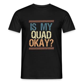Mon quad va-t-il bien? Quad Driver Shirt Cadeau - T-shirt homme - noir - Devant - AI Model Male 178 light (178cm)