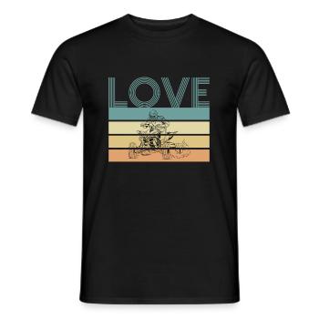 J’adore Vintage Retro Quad Driver Shirt Cadeau - T-shirt homme - noir - Devant - AI Model Male 178 light (178cm)