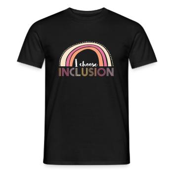 I Choose Inclusion Autismus Shirt Geschenk - Männer T-Shirt - Schwarz - Vorne - AI Model Male 178 light (178cm)