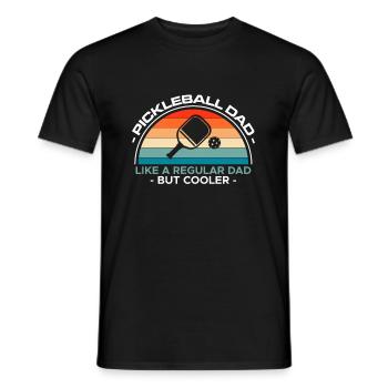 Pickleball Dad Like A Regular Dad But Cooler - Männer T-Shirt - Schwarz - Vorne - AI Model Male 178 light (178cm)