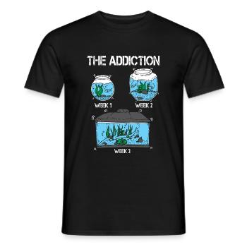Aquarium Aquarist Fish Lover Fishkeeping - T-shirt homme - noir - Devant - AI Model Male 178 light (178cm)