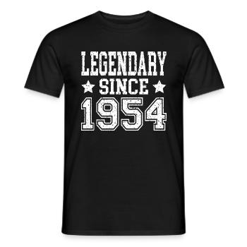 Legendary since 1954 - Men's T-Shirt - black - Front - AI Model Male 178 light (178cm)