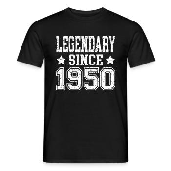 Legendary since 1950 - Men's T-Shirt - black - Front - AI Model Male 178 light (178cm)