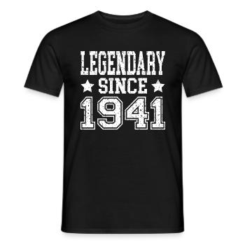 Légendaire depuis 1941 - T-shirt homme - noir - Devant - AI Model Male 178 light (178cm)