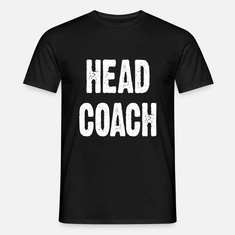 Head Coach - Männer T-Shirt - Schwarz