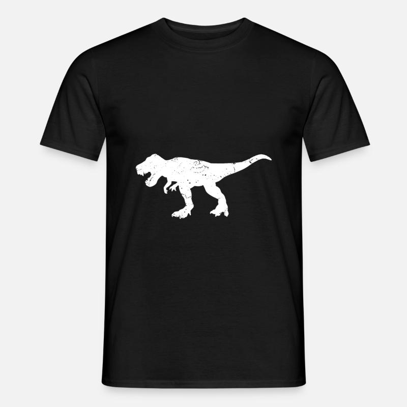 T-Rex - Männer T-Shirt - Schwarz