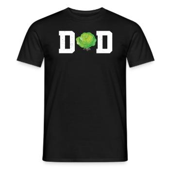 Papa au chou - T-shirt homme - noir - Devant - AI Model Male 178 light (178cm)