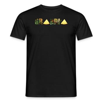 Ananas Opa - Männer T-Shirt - Schwarz - Vorne - AI Model Male 178 light (178cm)