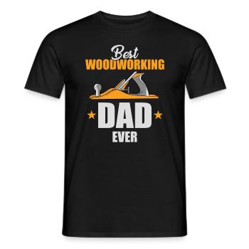 Bester Holzarbeiter Vati - Männer T-Shirt - Schwarz - Vorne - AI Model Male 178 light (178cm)