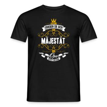 Lustiges Opa Geschenk - Männer T-Shirt - Schwarz - Vorne - AI Model Male 178 light (178cm)