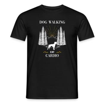 Bouledogue américain Amerikanische Bulldogge - T-shirt homme - noir - Devant - AI Model Male 178 light (178cm)