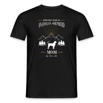 Anatolischer Hirtenhund - Männer T-Shirt - Schwarz - Vorne - AI Model Male 178 light (178cm)