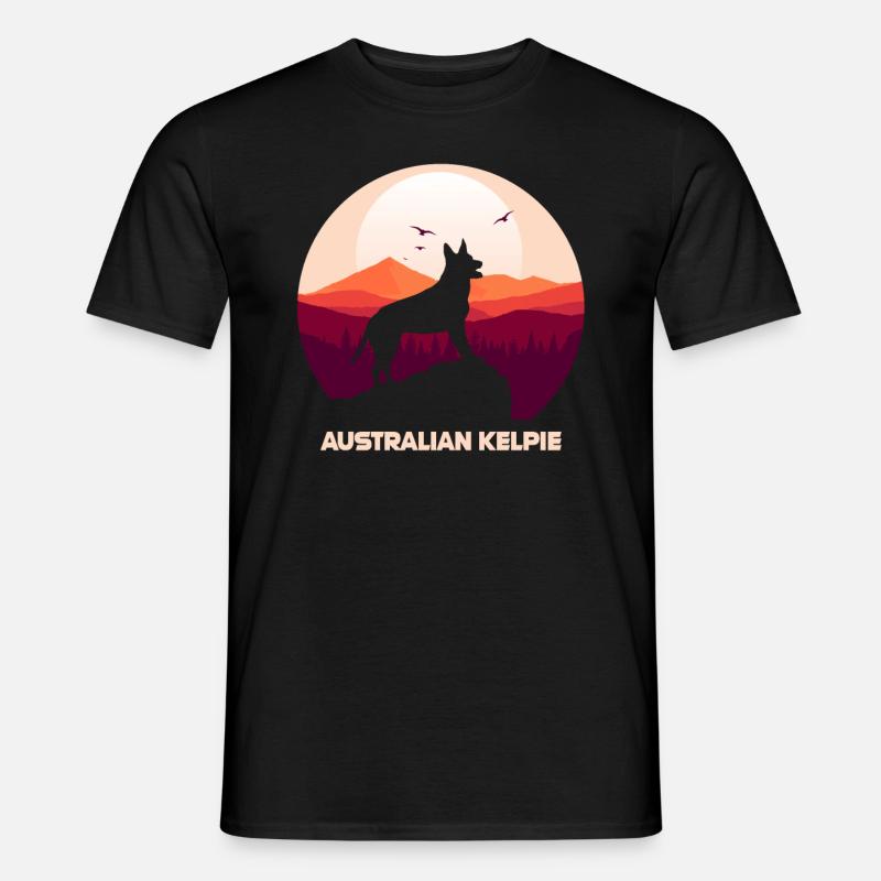Australian Kelpie - Männer T-Shirt - Schwarz