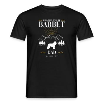 Barbet - Men's T-Shirt - black - Front - AI Model Male 178 light (178cm)