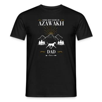 Azawakh - T-shirt homme - noir - Devant - AI Model Male 178 light (178cm)