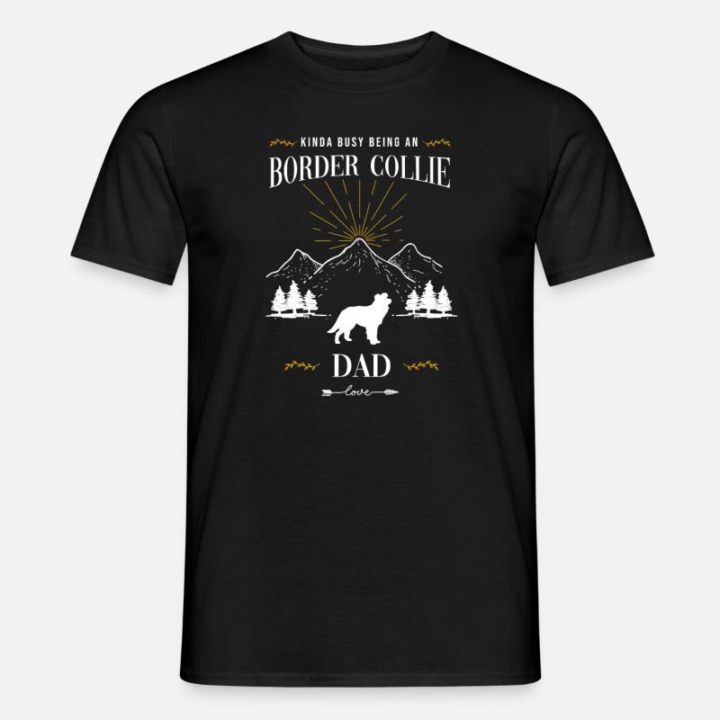 Border Collie - Männer T-Shirt - Schwarz