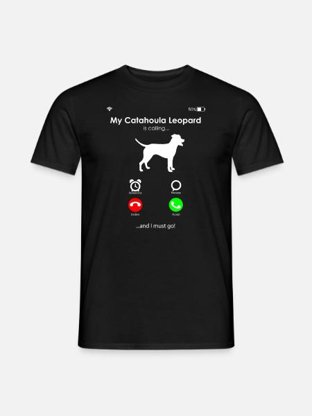 Louisiana Catahoula Leopard Dog - Männer T-Shirt - Schwarz