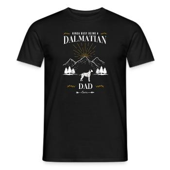 Dalmate - T-shirt homme - noir - Devant - AI Model Male 178 light (178cm)
