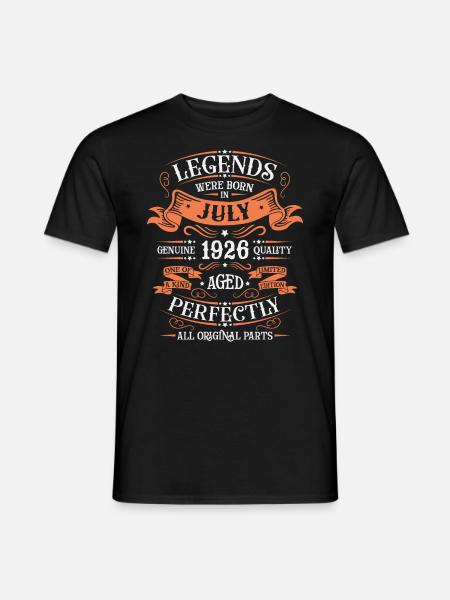 Born in July 1926 - Men's T-Shirt - black