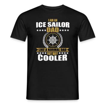 Drôle de cadeau Ice Sailor Daddy - T-shirt homme - noir - Devant - AI Model Male 178 light (178cm)
