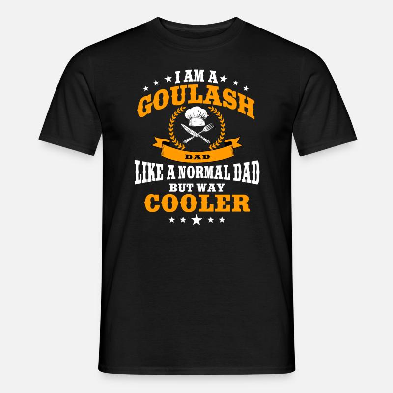 Gulasch Papa - Männer T-Shirt - Schwarz