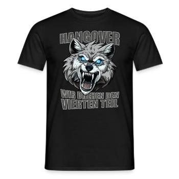 JGA Hangover Part 4 Wir drehen den vierten Teil. - Männer T-Shirt - Schwarz - Vorne - AI Model Male 178 light (178cm)