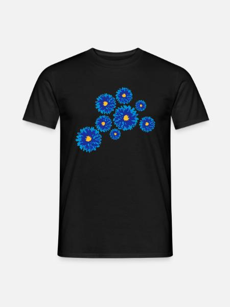 Flowers - T-shirt homme - noir
