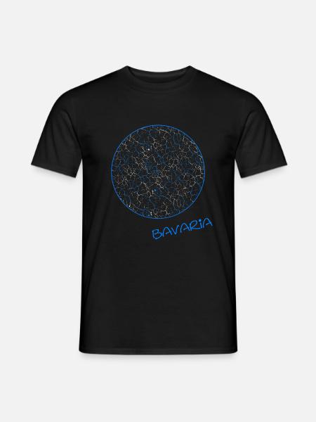 Kreis Bavaria - Männer T-Shirt - Schwarz