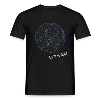Bayern Bavaria - Männer T-Shirt - Schwarz - Vorne - AI Model Male 178 light (178cm)