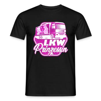 LKW Prinzessin Truck LKW Fahrerin - Männer T-Shirt - Schwarz - Vorne - AI Model Male 178 light (178cm)