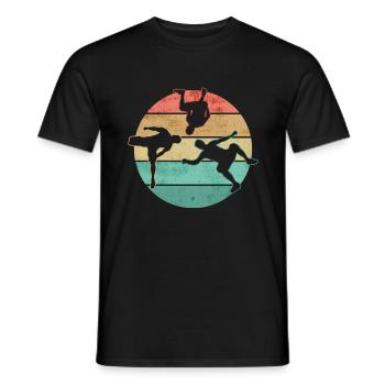 Parkour Freerunner Traceur Le Parcour parkourshirt - Männer T-Shirt - Schwarz - Vorne - AI Model Male 178 light (178cm)
