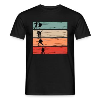 Tanzen Paartanz Tänzer Tango Standardtanz Geschenk - Männer T-Shirt - Schwarz - Vorne - AI Model Male 178 light (178cm)