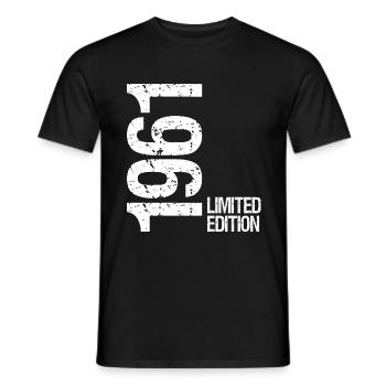 Édition limitée de 1961 - T-shirt homme - noir - Devant - AI Model Male 178 light (178cm)