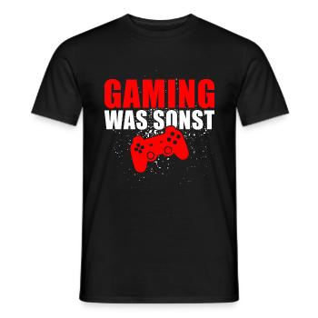 Gaming quoi d'autre - T-shirt homme - noir - Devant - AI Model Male 178 light (178cm)