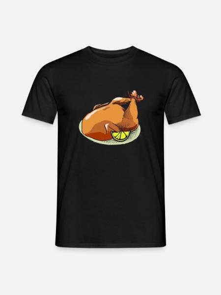 Tasty turkey - Men's T-Shirt - black
