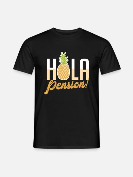 Pension Ruhestand - Männer T-Shirt - Schwarz