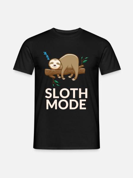sloth - Men's T-Shirt - black