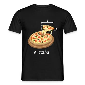 Pi Day Pizza Meme Mathe Mathematik Lehrer Geek - Männer T-Shirt - Schwarz - Vorne - AI Model Male 178 light (178cm)