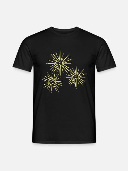 Silvester - Männer T-Shirt - Schwarz