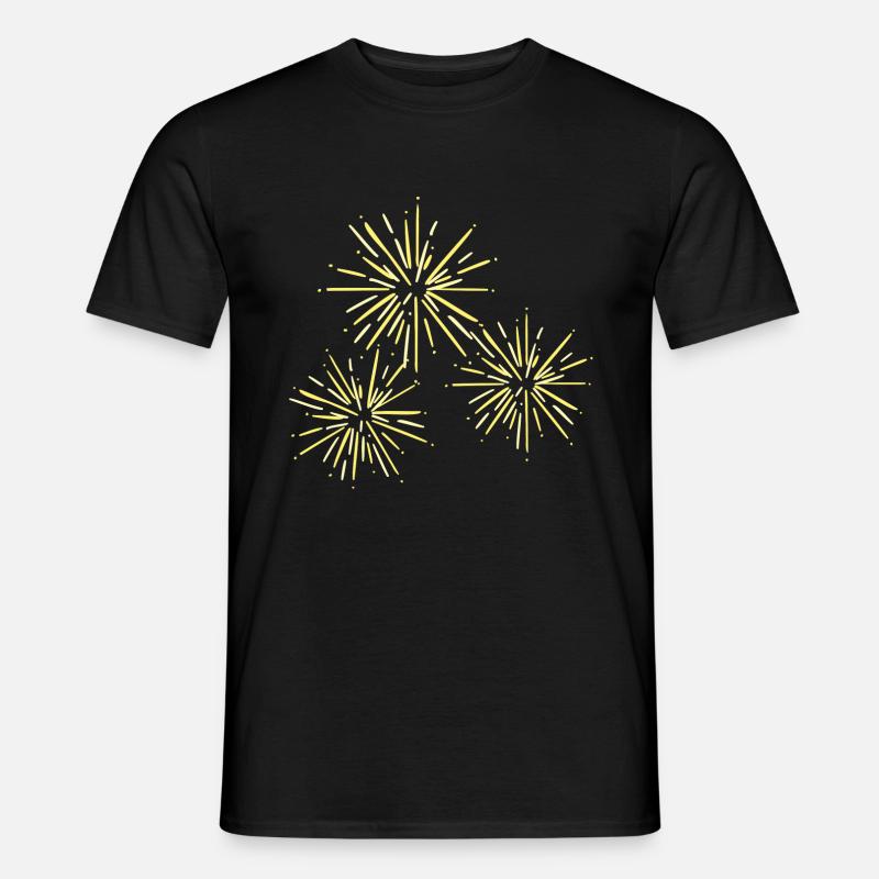 Silvester - Männer T-Shirt - Schwarz