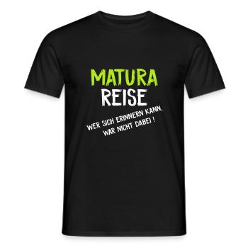 Matura 2020 Maturareise Nicht Erinnern - Männer T-Shirt - Schwarz - Vorne - AI Model Male 178 light (178cm)