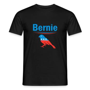 Bernie Sanders Président des élections BlueBird 2020 - T-shirt homme - noir - Devant - AI Model Male 178 light (178cm)