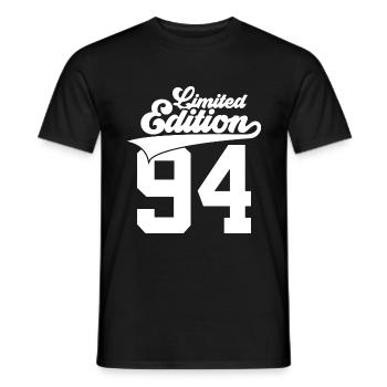 32E ANNIVERSAIRE ÉDITION LIMITÉE 1994 - T-shirt homme - noir - Devant - AI Model Male 178 light (178cm)
